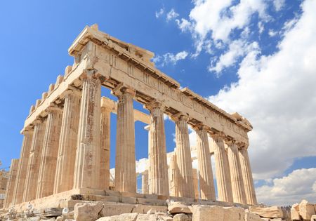 Parthenon in the Acropolis, Athens, Greeceの写真素材