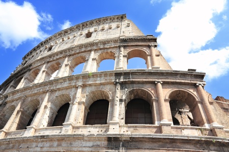 Roman Colosseum in Rome, Italy, July 2011