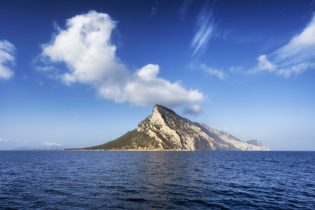 Island. Tavolara, Sardiniaの写真素材
