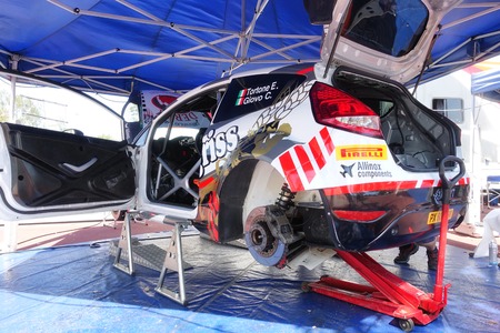 Milan, Italy - 5 august 2017: car tuning during Milano Rally Show Experience 2017のeditorial素材