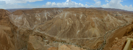 View from Masada fortress, Israelのeditorial素材