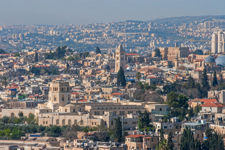 Jerusalem, Israel, view of the cityのeditorial素材