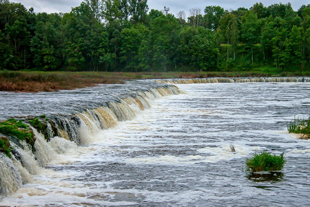 Venta waterfall. Kuldigaの写真素材