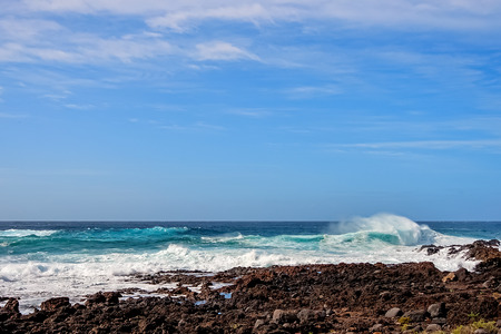 Atlantic coast of the island of Tenerife