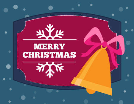 Christmas retro greeting card and backgroundのイラスト素材