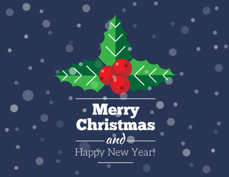 Christmas retro greeting card and backgroundのイラスト素材