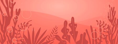 Abstract coral background. Coral underwater worldのイラスト素材