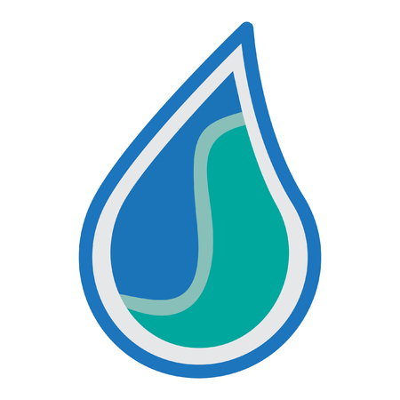 water logo designのイラスト素材