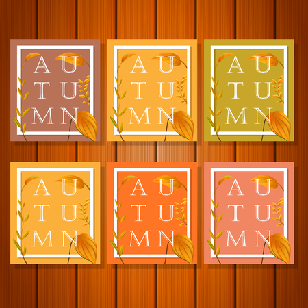 Autumn Background . vector illustationのイラスト素材
