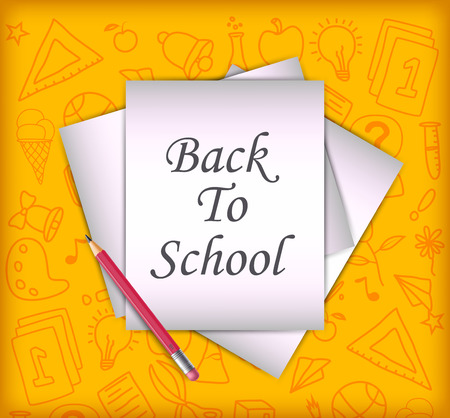 Back to school . vector illustrationのイラスト素材