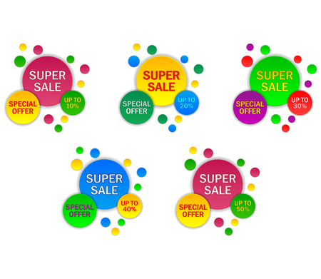 set banners sale . vector illustrationのイラスト素材