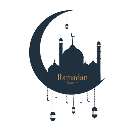 ramadan kareem background banner vector set with luxury ornament ramadan eid mubarak backgroundのイラスト素材