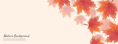 leaves nature background design vectorのイラスト素材