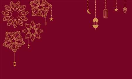 Ramadan Kareem Greeting Card. Vector Illustration.のイラスト素材