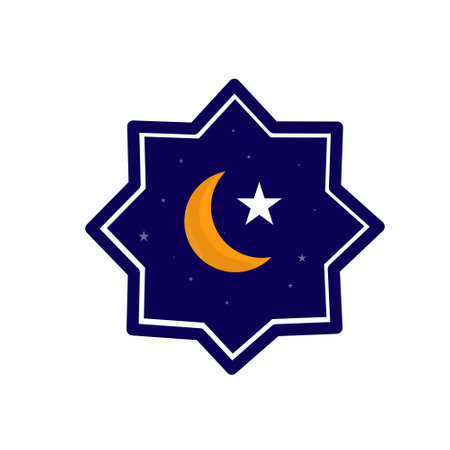 ramadan kareem eid-al fitr poster template with ornament lettern and mosque vector background designのイラスト素材