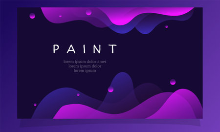 Purple abstract background with liquid shapes. Vector illustration for your designのイラスト素材