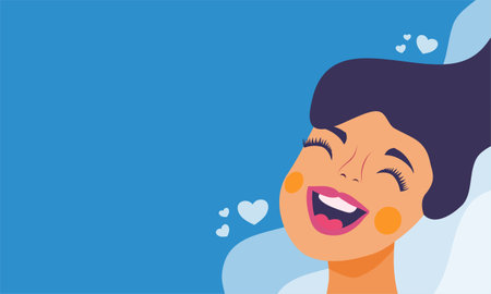 Bring joy and positivity to your designs with this cheerful vector illustration celebrating Laughter Day. Featuring happy characters laughing together, playful expressionsのイラスト素材