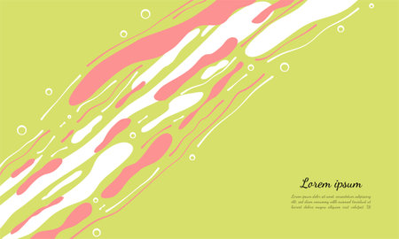 Abstract background with pink and green spots. Vector illustration. Eps10のイラスト素材