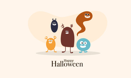 halloweeen vector design for halloween eventのイラスト素材