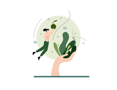 earth vector design for environment ozone and earth day eventのイラスト素材