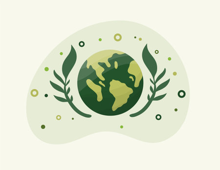 earth vector design for environment ozone and earth day eventのイラスト素材