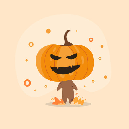 halloweeen vector design for halloween event resourcesのイラスト素材