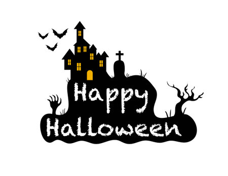 halloweeen vector design for halloween event resourcesのイラスト素材