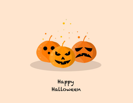 halloweeen vector design for halloween event resourcesのイラスト素材