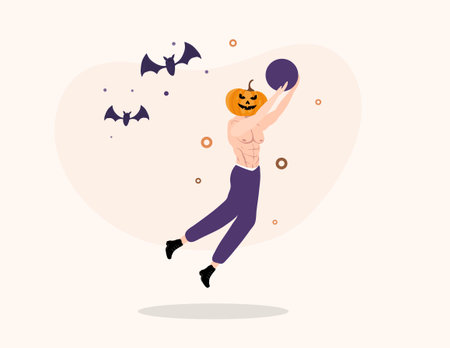 halloweeen vector design for halloween event resourcesのイラスト素材