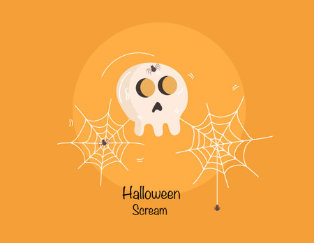 halloweeen vector design for halloween event resourcesのイラスト素材