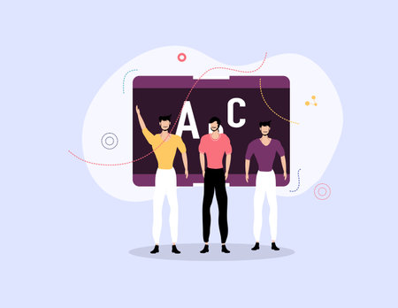 teacher's day illustration vector design for teacher eventのイラスト素材