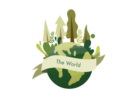 earth vector design for environment ozone and earth day eventのイラスト素材