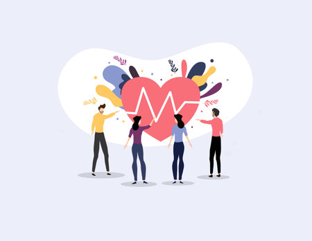 day of charity illustration vector design for charity day event vectorのイラスト素材