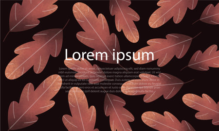 Autumn leaves background. Vector illustration for your design. EPS10のイラスト素材