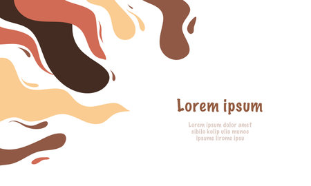 Coffee background. Abstract vector illustration. Brown and beige colors.のイラスト素材