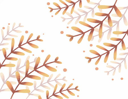 autumn leaves background for hello autumn event designのイラスト素材