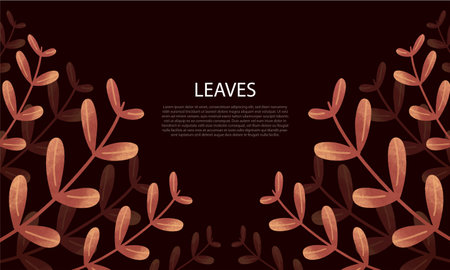 autumn leaves background for hello autumn event designのイラスト素材