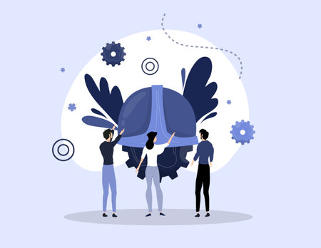 engineer day illustration vector design for day of engineer event vectorのイラスト素材