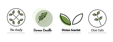 Set of icons for natural cosmetics. Vector illustration in trendy flat style.のイラスト素材