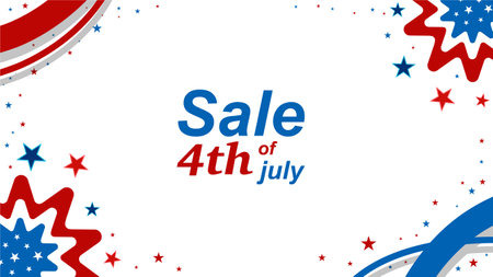 USA Independence Day. Vector illustration.のイラスト素材