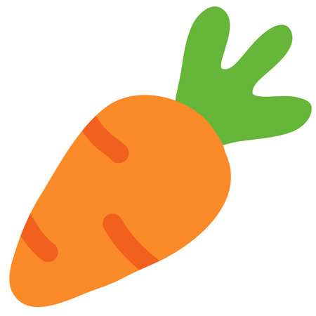 carrot vegetable vector illustration simple healthy food designのイラスト素材