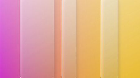 Gradient color stripes transitioning from pink to yellow softly