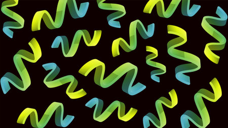 Abstract background with colorful ribbons. Vector illustration. Eps 10.の写真素材