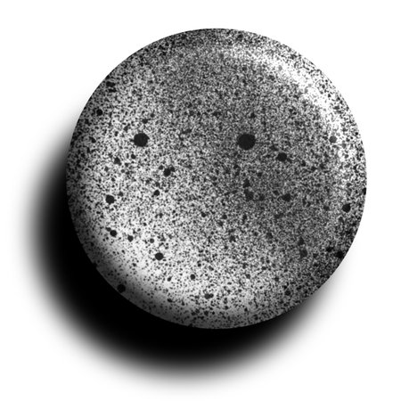 Realistic speckled granite stone with monochrome aestheticの写真素材