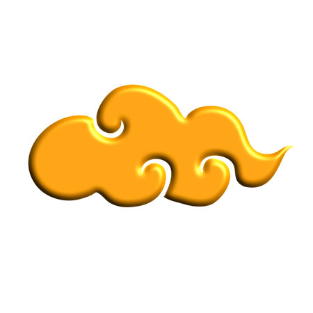 Golden Circular Frame Greek Key Pattern Ornament Borderの写真素材