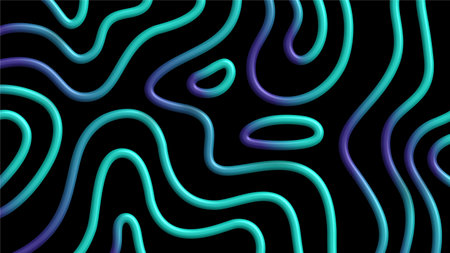 Abstract background featuring glowing contour lines creating depth motion rhythm