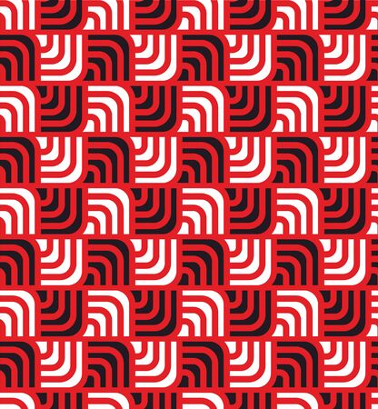 Geometric seamless print, Christmas, new year background, fashion fabric pattern, abstract design. Vectorのイラスト素材