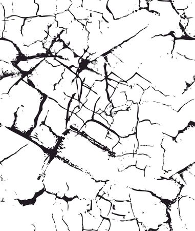 Seamless grunge cracked vector pattern, brush background, watercolor inkのイラスト素材