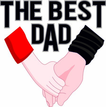 The bast dad vector celebrating print, card for father's day or birthdayのイラスト素材