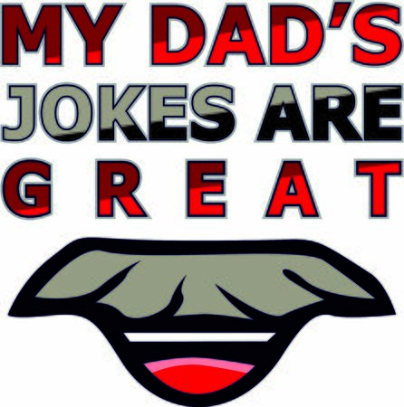 My dad's jokes are great vector image for father's day or birthday giftsのイラスト素材